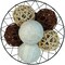 Blue Donuts 4 Inch Decorative Balls for Centerpiece Bowl Fillers, Wicker, 6 Pack BD3486623 - alternate 3